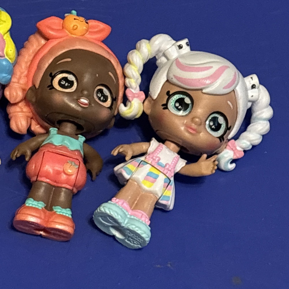 Kindi Kids Minis Bobble Head Rainbow Kate Doll Summer Peaches Marsha Mellow Lot - Picture 2 of 5